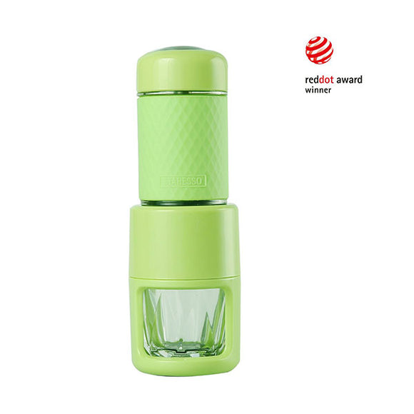 NNEDSZ Coffee Maker Red Dot Award Winner Portable Espresso Cappuccino Quick Cold Brew Manual Coffee Maker Machines All in One - Green