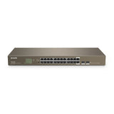 NNEDSZ TEG1024F 24-Port Gigabit Unmanaged Switch with 2 SFP Slots