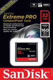 NNEDSZ  Extreme Pro CFXP 32GB CompactFlash 160MB/s (SDCFXPS-032G)