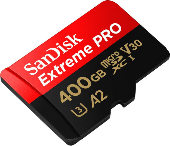 NNEDSZ SDSQXCZ-400G-GN6MA TF Extreme PRO A2 V30 UHS-I/U3 170R/90W WITH SD ADAPTER