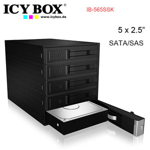 NNEDSZ for 5x 3.5 SATA or SAS HDD in 3x 5.25 bay (IB-565SSK)