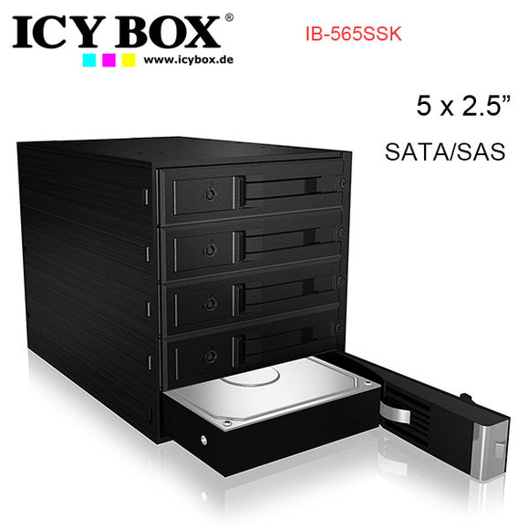 NNEDSZ for 5x 3.5 SATA or SAS HDD in 3x 5.25 bay (IB-565SSK)