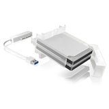 NNEDSZ Adapter and enclosure for 2x 2.5 SATA HDDs/SSDs (IB-AC7032-U3)
