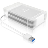 NNEDSZ Adapter and enclosure for 2x 2.5 SATA HDDs/SSDs (IB-AC7032-U3)