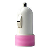 NNEDSZ Car Charger for iPad & Smart Phone 5V 2.1A with MFI Cable - Pink (HKB01005021-0B)