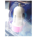 NNEDSZ Car Charger for iPad & Smart Phone 5V 2.1A with MFI Cable - Pink (HKB01005021-0B)