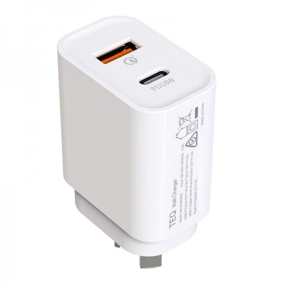 NNEDSZ PD18W and QC 3.0 Fast Charger Dual adapter