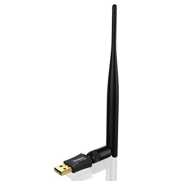 NNEDSZ NW611 AC600 WiFi Dual Band USB Adapter with 5dBi High Gain Antenna