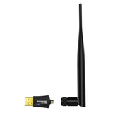 NNEDSZ NW611 AC600 WiFi Dual Band USB Adapter with 5dBi High Gain Antenna