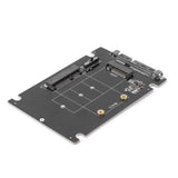 NNEDSZ SA207 mSATA  M.2 (NGFF) to SATA 2 In 1 Combo Adapter