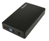 NNEDSZ SE325 Tool Free 3.5 SATA HDD to USB 3.0 Hard Drive Enclosure Black