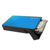 NNEDSZ SE325 Tool Free 3.5 SATA HDD to USB 3.0 Hard Drive Enclosure Blue