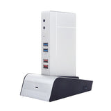 NNEDSZ USB3.0 Multi-task Dual Video  Docking Station with HDD Docking Base