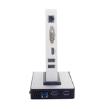 NNEDSZ USB3.0 Multi-task Dual Video  Docking Station with HDD Docking Base