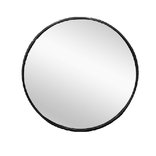 NNEDSZ Metal Round Mirror 100cm - Black