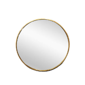 NNEDSZ Metal Round Mirror 80cm - Gold