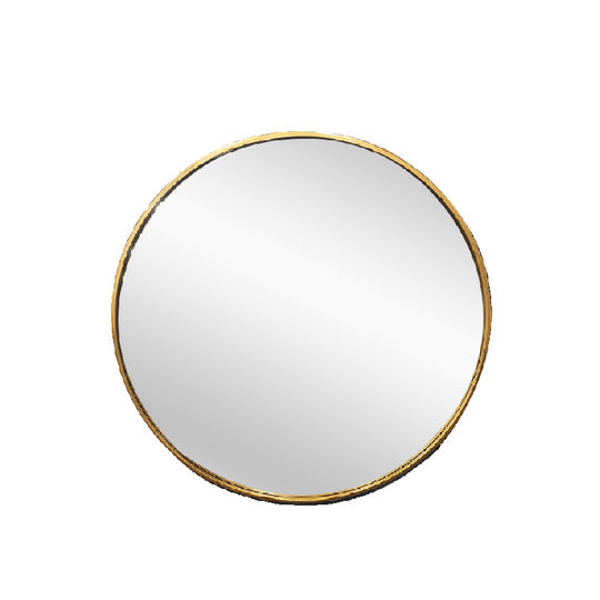 NNEDSZ Metal Round Mirror 80cm - Gold