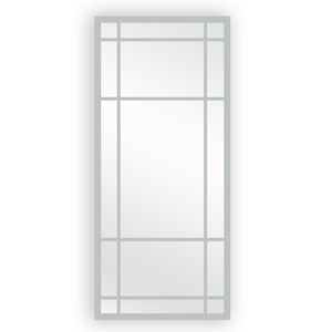 NNEDSZ Window Style Mirror Full Length - White 80 CM x 180 CM