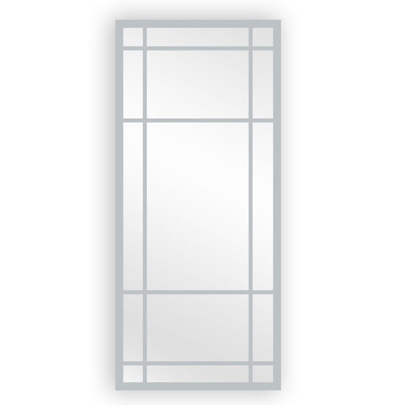 NNEDSZ Window Style Mirror Full Length - White 80 CM x 180 CM