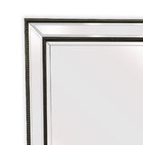 NNEDSZ Medium Black Beaded Framed Mirror - 70cm x 170cm