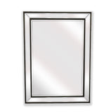 NNEDSZ Black Beaded Framed Mirror - Rectangle 80cm x 110cm