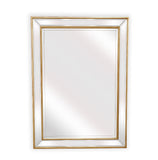 NNEDSZ Gold Beaded Framed Mirror - Rectangle 80cm x 110cm