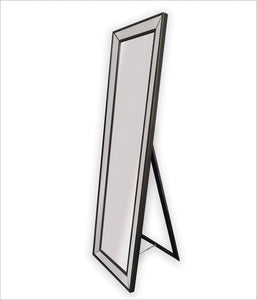 NNEDSZ Black Beaded Framed Mirror - Free Standing 50cm x 170cm