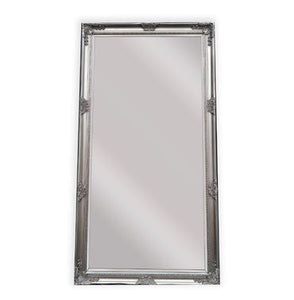 NNEDSZ French Provincial Ornate Mirror - ANTIQUE SILVER- X Large 100cm x 190cm