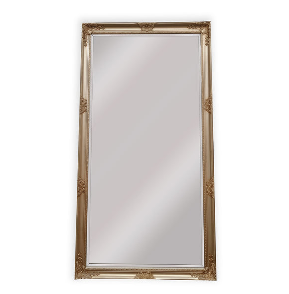 NNEDSZ French Provincial Ornate Mirror - ANTIQUE CHAMPAGNE - X Large 100cm x 190cm