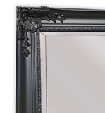 NNEDSZ French Provincial Ornate Mirror - BLACK - X Large 100cm x 190cm
