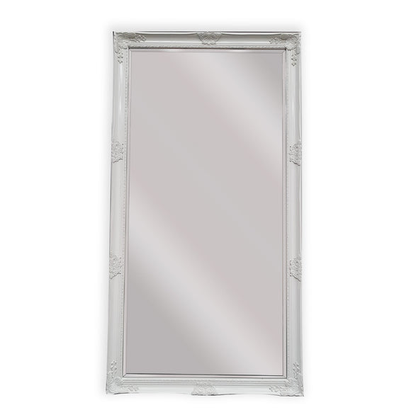 NNEDSZ French Provincial Ornate Mirror - WHITE - X Large 100cm x 190cm