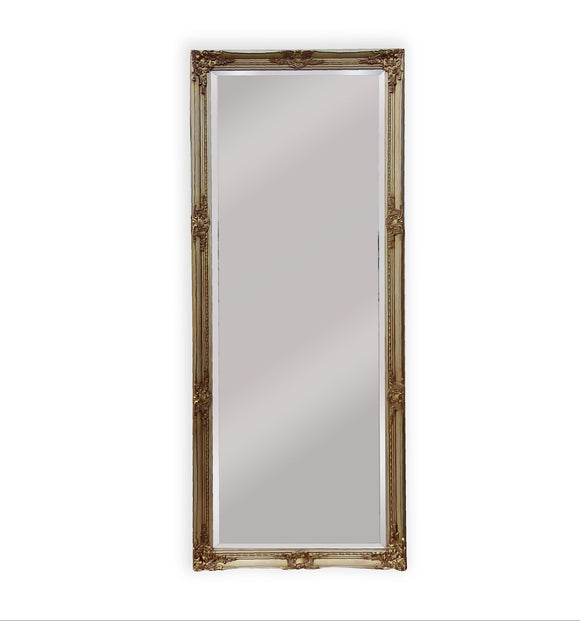 NNEDSZ French Provincial Ornate Mirror - Champagne - Medium 70cm x 170cm