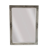 NNEDSZ French Provincial Ornate Mirror - Antique Silver - Small 80cm x 110cm