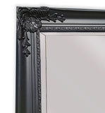 NNEDSZ French Provincial Ornate Mirror - Black - Small 80cm x 110cm