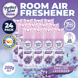NNEDSZ Perfect Scent 24PCE Air Freshener Room Spray/Mist English Lavender Scent 200g