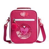 NNEDSZ Tinc Lovely Mallo Sequin Satchel Lunch Bag (Pink)
