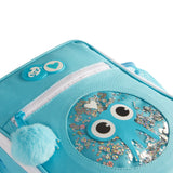 NNEDSZ Tinc Tonkin Sequin Adventure Satchel Lunch Bag (Blue)