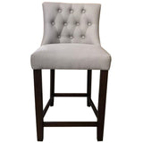 NNEDSZ Florence  High Fabric Dining Chair Bar Stool French Provincial Solid Timber
