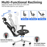 NNEDSZ Ergonomic Mesh Home & Office Chair 3D Adjustable Armrest Seat High Back Desk Computer Chair