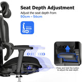 NNEDSZ Ergonomic Mesh Home & Office Chair 3D Adjustable Armrest Seat High Back Desk Computer Chair