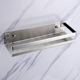 NNEDSZ Brushed Bathroom Shower Shelf Kitchen Rack Storage Shelves Shampoo Holder Organizer