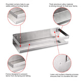 NNEDSZ Brushed Bathroom Shower Shelf Kitchen Rack Storage Shelves Shampoo Holder Organizer