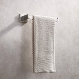 NNEDSZ Square Hand Towel Holder Ring Wall Mounted Modern Towel Bar Bathroom Kitchen