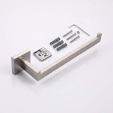 NNEDSZ Square Hand Towel Holder Ring Wall Mounted Modern Towel Bar Bathroom Kitchen