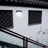 NNEDSZ Solar LED Wall Light with Motion Sensor for Outdoor Walls and Business Signs