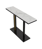NNEDSZ Interior Ave - Pandora Stone Marble Console - Marble & Black