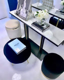 NNEDSZ Interior Ave - Pandora Stone Marble Console - Marble & Black
