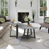 NNEDSZ Interior Ave - Broadway Two Tier Stone Coffee Table Set