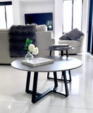 NNEDSZ Interior Ave - Broadway Two Tier Stone Coffee Table Set