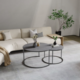 NNEDSZ Executive Stone Nested Coffee Table Set
